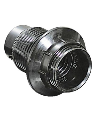 Portalampada E14 filettato completo di ghiera