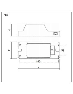 Reattore elettromeccanico convenzionale per fluorescenti F65 Relco 2