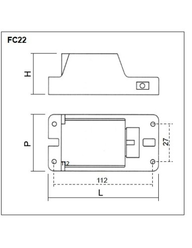 Reattore elettromeccanico convenzionale per fluorescenti F22 Relco