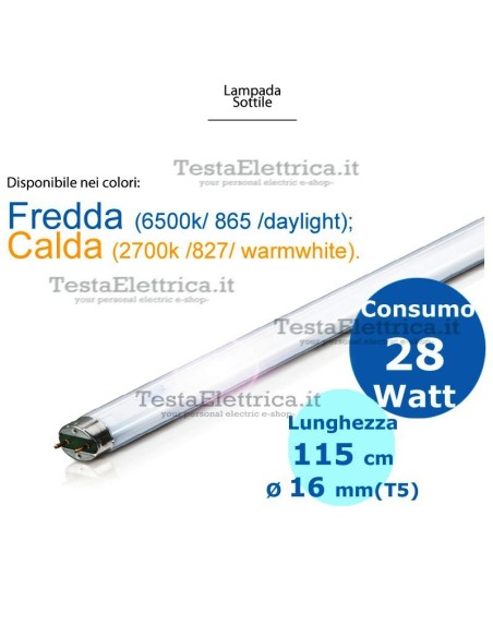Neon T5 115 cm 28 watt 