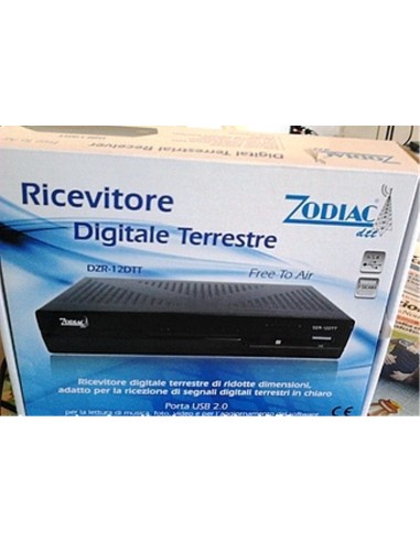 Decoder Digitale terrestre DZR-12 usb Zodiac