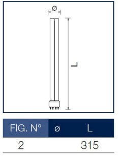 Lampada al Neon PL-L 24W 4P Master Philips 2