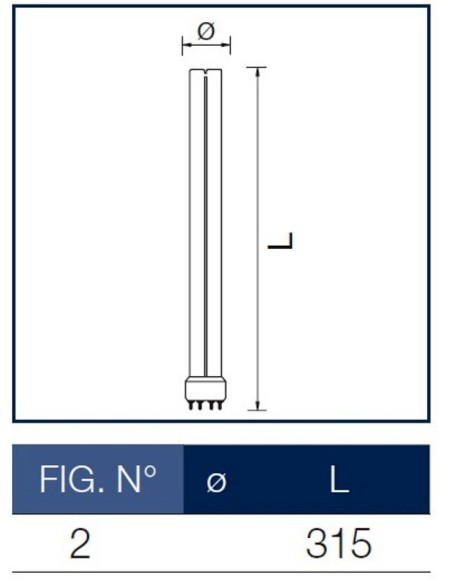 Lampada al Neon PL-L 24W 4P Master Philips