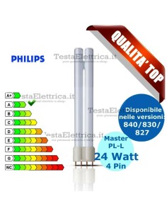 Lampada al Neon PL-L 24W 4P Master Philips