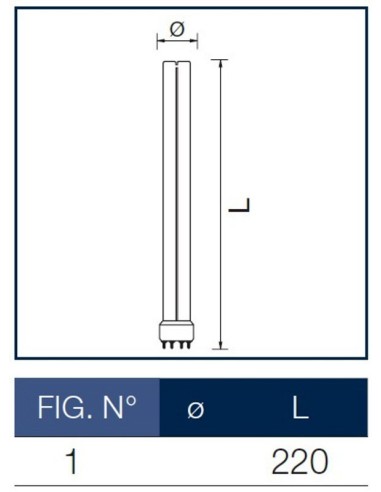 Lampada al Neon PL-L 18W 4P Master Philips