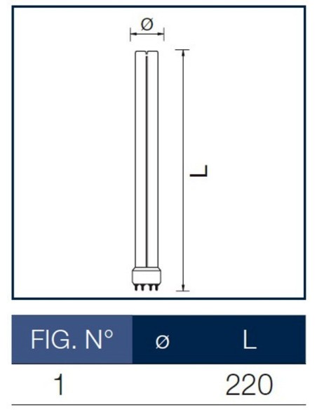 Lampada al Neon PL-L 18W 4P Master Philips
