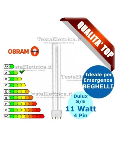 Lampada al Neon Dulux S/E 11W7840 4P Osram