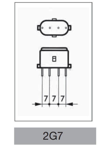 Lampada al Neon Dulux S/E 11W7840 4P Osram