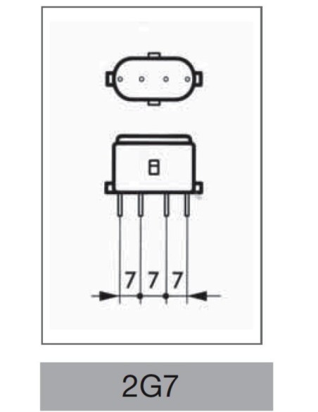 Lampada al Neon Dulux S/E 11W7840 4P Osram