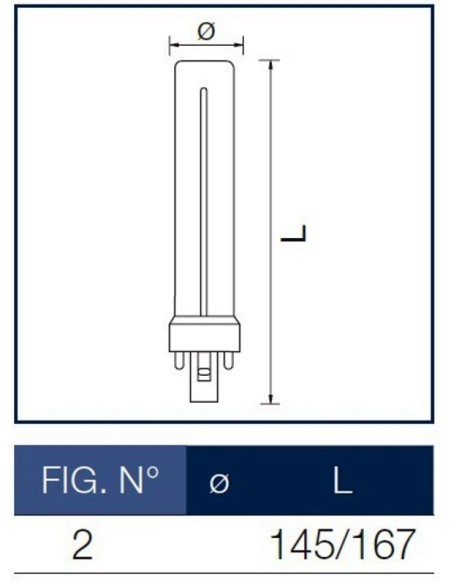 Lampada al Neon PL-s 9W 2P Master Philips
