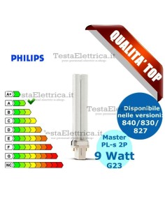 Lampada al Neon PL-s 9W 2P Master Philips