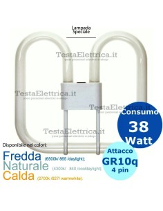Lampada 2d 38w GR10q 4 pin Gemini