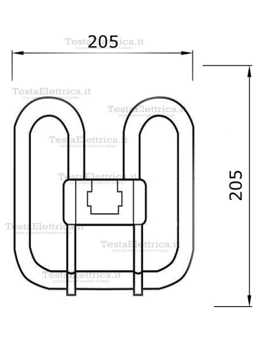 Lampada 2d 38w GR10q 4 pin Gemini