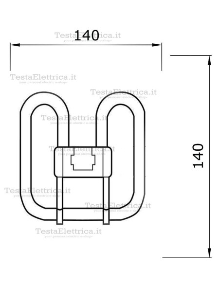 Lampada 2d 21w GR10q 4 pin Gemini