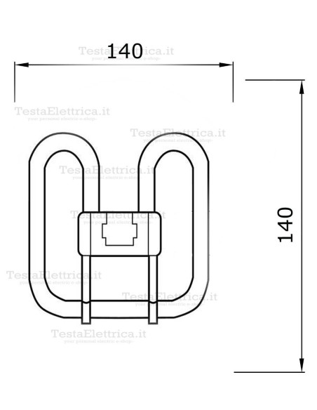 Lampada 2d 16W GR10q 4 pin Gemini