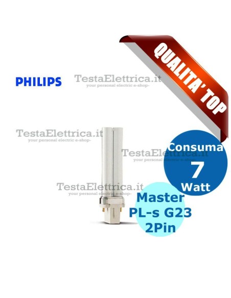 Lampada al Neon PL-s 7W 2P Master Philips