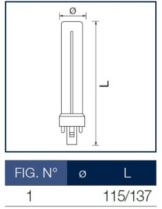 Lampada al Neon PL-s 7W 2P Master Philips 2