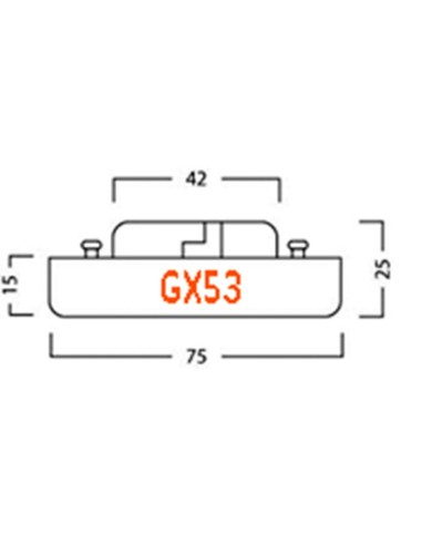 Lampada al Neon GX53 13 Watt 6400k Digilamp