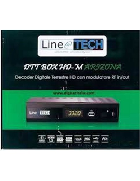 Decoder Digitale Terrestre HD modulatore Arizona lineatech
