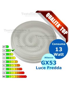 Lampada al Neon GX53 13 Watt 6400k Digilamp