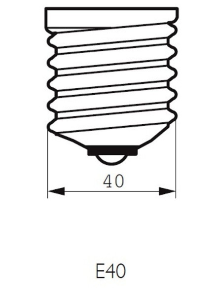 Lampada a Ioduri Metallici 400W/645 E40 MASTER HPI-T Plus Philips