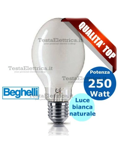 Lampada Miscelata Ellissoidale 250W E40 3500k Mix Beghelli