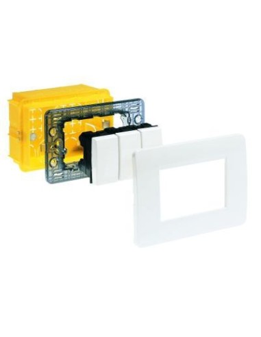 Scatola da incasso portafrutti 3 moduli 503E bticino 