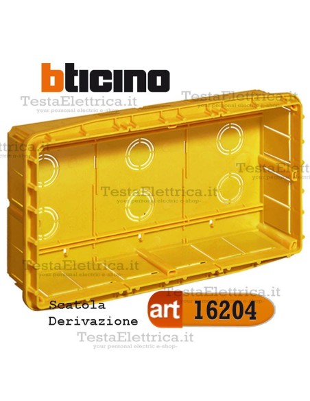 Scatola da incasso derivazione 16204 Bticino 