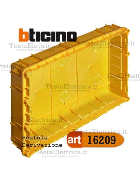 Scatola da incasso derivazione 16209 Bticino 