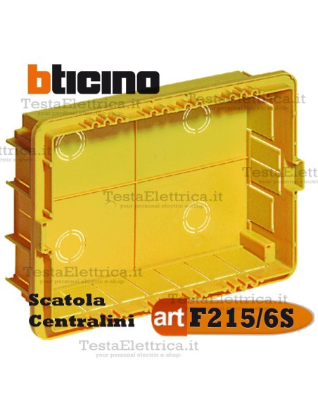 Scatola da incasso per centralini F215/4s Bticino 