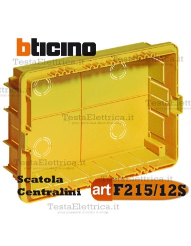 Scatola F215/12s da incasso per centralini art. F215/12D Bticino 