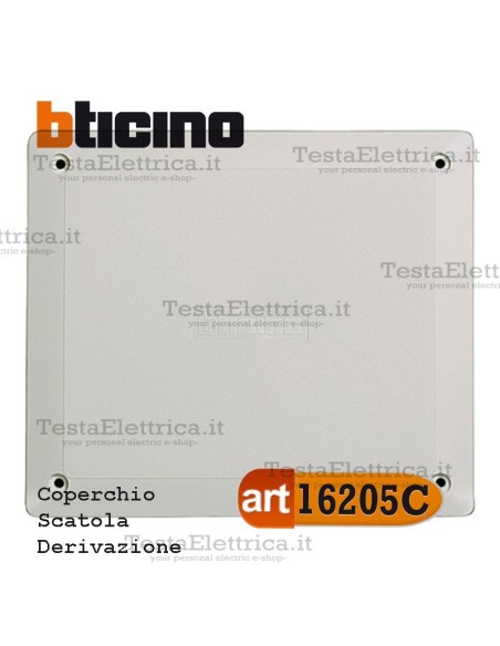 Coperchio per scatola di derivazione art. 16205 Bticino 