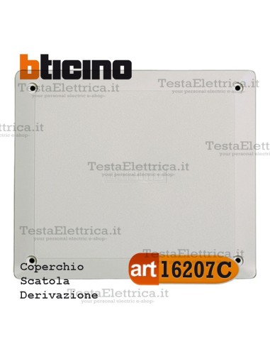 Coperchio per scatola di derivazione art. 16207 Bticino 