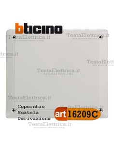 Coperchio per scatola di derivazione art. 16209 Bticino 