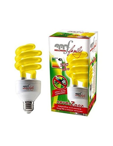 Lampada al Neon Anti Zanzare  E27 25 Watt  NeverZanz Melchioni