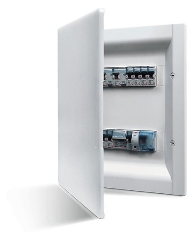 Centralino serie Space  Bianco F315PB8  8 moduli din per cassette incasso Bticino 
