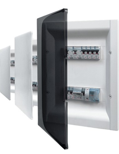 Centralino serie Space  Bianco F315PB8  8 moduli din per cassette incasso Bticino 