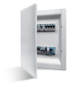 Centralino serie Space Fumè F315P8 8 moduli din per quadri elettrici incasso Bticino  2