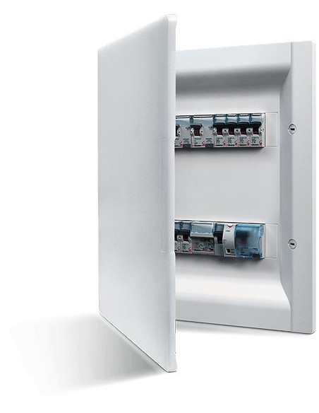 Centralino serie Space  Bianco F315PB8  8 moduli din per cassette incasso Bticino 