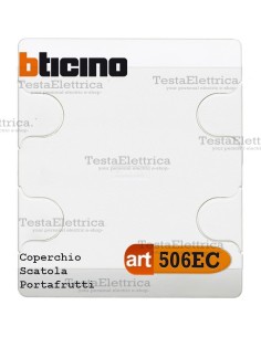 Coperchio per Scatola portafrutti art. 506e Bticino 