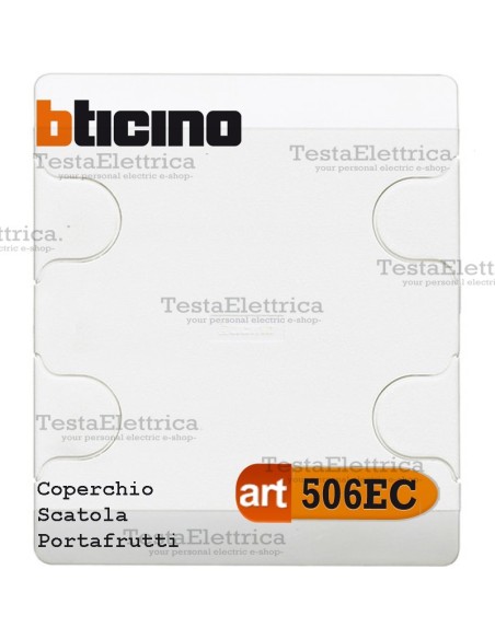Coperchio per Scatola portafrutti art. 506e Bticino 