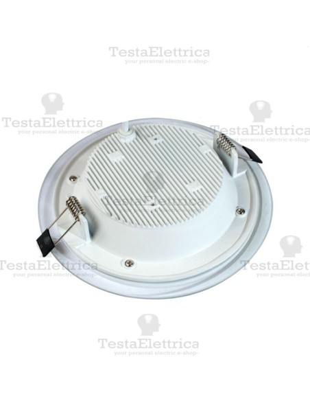 Faretto Led da incasso 24w tondo bordo vetro Dgk