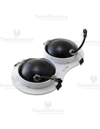 Faretto Led da incasso orientabile 90° 7w Dgk