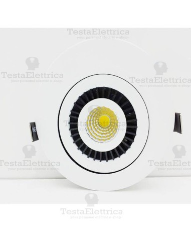 Faretto Led da incasso orientabile 90° 7w Dgk