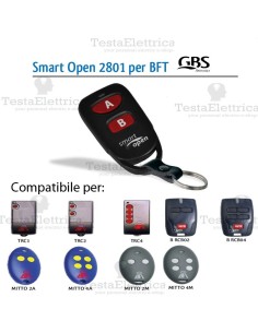 Telecomando compatibile Bft Smart Open 2801 Gbs 