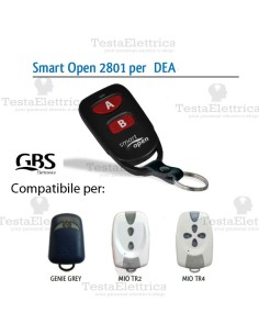 Telecomando compatibile Bft Smart Open 2801 Gbs 