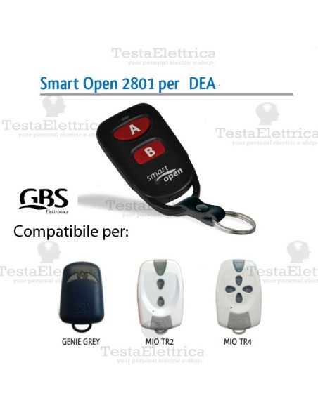 Telecomando compatibile Bft Smart Open 2801 Gbs 