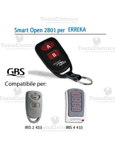Telecomando compatibile Doorhan Smart Open 2801 Gbs 