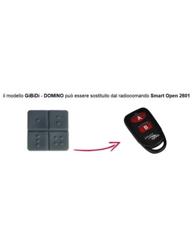 Telecomando compatibile Faak Smart Open 2801 Gbs 