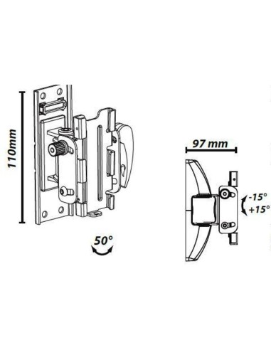 STAFFA 23 - 37 Pollici GUM Gbs